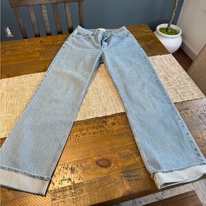 Abercrombie & Fitch Women's Light Blue Bootcut Jeans